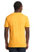 Next Level 3600 Mens Fine Jersey Short Sleeve Crewneck T-Shirt Gold Back