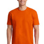 Next Level Mens Fine Jersey Short Sleeve Crewneck T-Shirt - Classic Orange