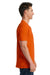 Next Level 3600 Mens Fine Jersey Short Sleeve Crewneck T-Shirt Orange Side
