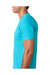 Next Level 3600 Mens Fine Jersey Short Sleeve Crewneck T-Shirt Tahiti Blue Side