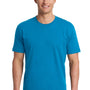 Next Level Mens Fine Jersey Short Sleeve Crewneck T-Shirt - Turquoise Blue