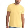 Next Level Mens Soft Wash Short Sleeve Crewneck T-Shirt - Banana Cream Yellow