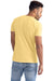 Next Level 3600SW Mens Soft Wash Short Sleeve Crewneck T-Shirt Banana Cream Yellow Back