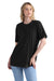 Next Level 3600SW Mens Soft Wash Short Sleeve Crewneck T-Shirt Black Front