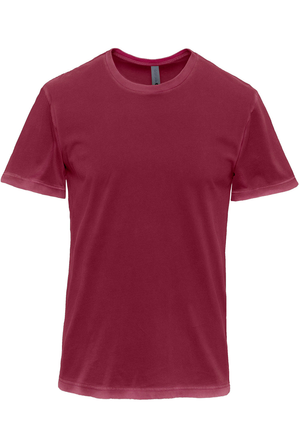 Next Level 3600SW Mens Soft Wash Short Sleeve Crewneck T-Shirt Cardinal Red Flat Front