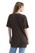 Next Level 3600SW Mens Soft Wash Short Sleeve Crewneck T-Shirt Graphite Black Back