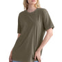 Next Level Mens Soft Wash Short Sleeve Crewneck T-Shirt - Military Green - NEW