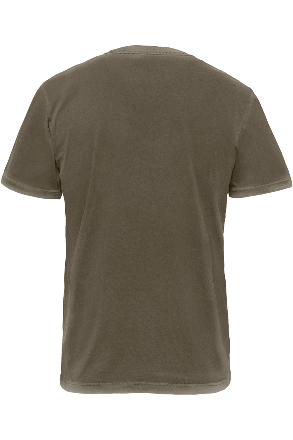 Next Level 3600SW Mens Soft Wash Short Sleeve Crewneck T-Shirt Military Green Flat Back