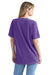 Next Level 3600SW Mens Soft Wash Short Sleeve Crewneck T-Shirt Purple Rush Back