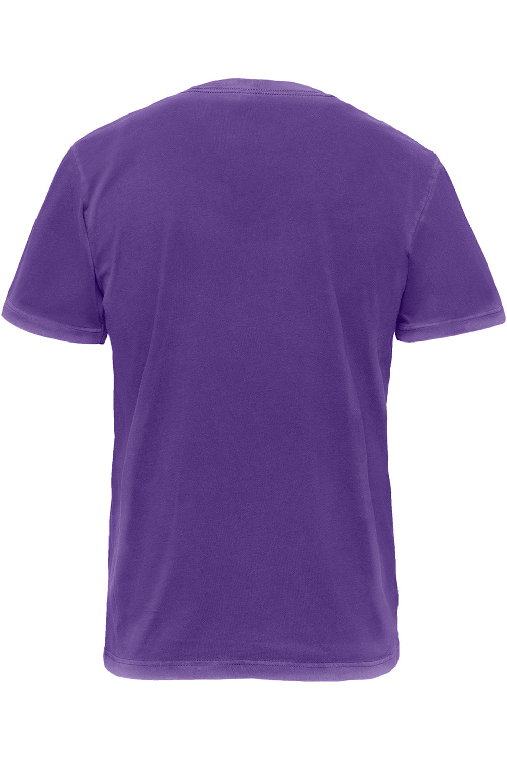 Next Level 3600SW Mens Soft Wash Short Sleeve Crewneck T-Shirt Purple Rush Flat Back