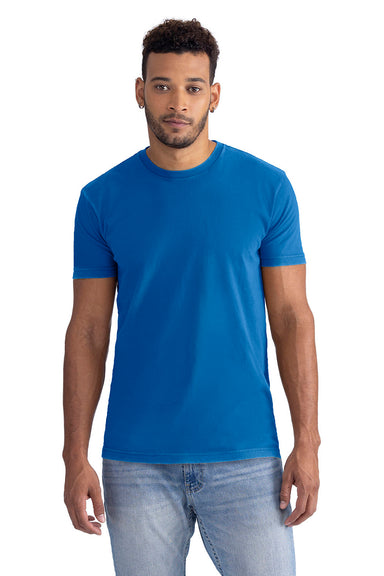 Next Level 3600SW Mens Soft Wash Short Sleeve Crewneck T-Shirt Royal Blue Front