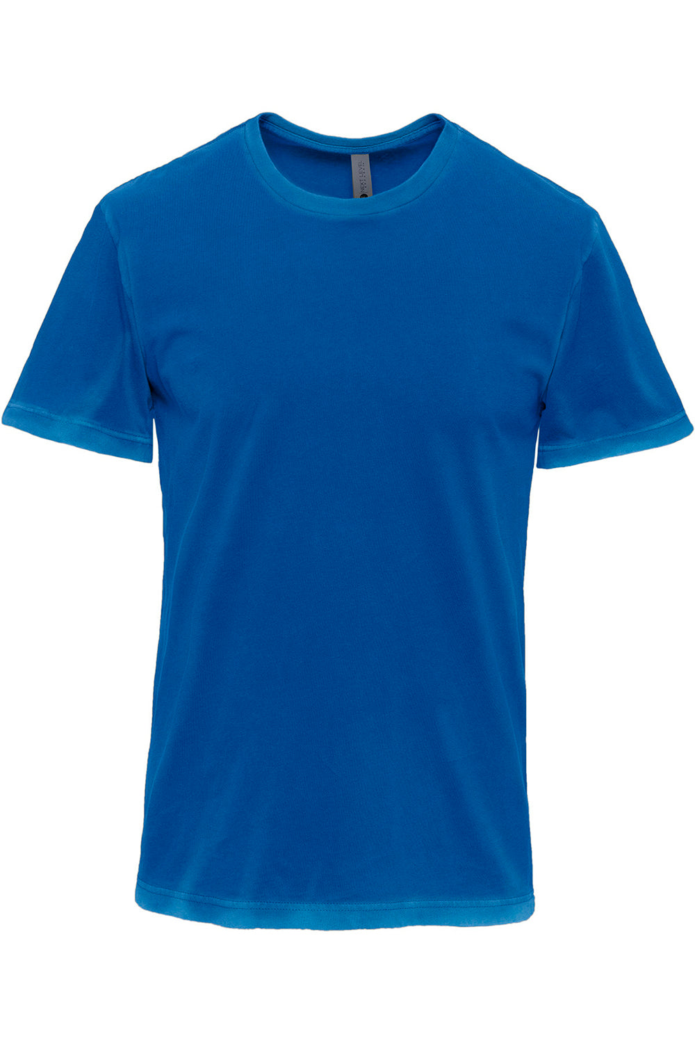 Next Level 3600SW Mens Soft Wash Short Sleeve Crewneck T-Shirt Royal Blue Flat Front