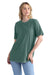 Next Level 3600SW Mens Soft Wash Short Sleeve Crewneck T-Shirt Royal Pine Green Front