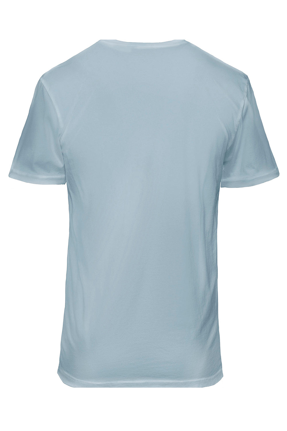 Next Level 3600SW Mens Soft Wash Short Sleeve Crewneck T-Shirt Stonewashed Denim Blue Flat Back