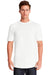 Next Level 3602 Mens Long Body Jersey Short Sleeve Crewneck T-Shirt White Front
