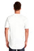 Next Level 3602 Mens Long Body Jersey Short Sleeve Crewneck T-Shirt White Back