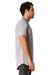 Next Level 3602 Mens Long Body Jersey Short Sleeve Crewneck T-Shirt Heather Grey Side