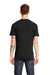 Next Level 3605 Mens Fine Jersey Short Sleeve Crewneck T-Shirt w/ Pocket Black Back