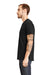 Next Level 3605 Mens Fine Jersey Short Sleeve Crewneck T-Shirt w/ Pocket Black Side