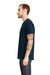Next Level 3605 Mens Fine Jersey Short Sleeve Crewneck T-Shirt w/ Pocket Navy Blue Side