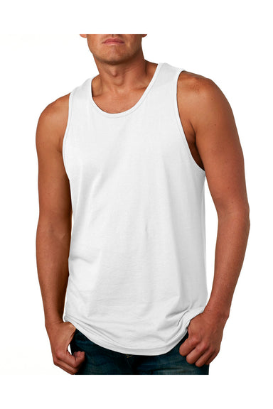 Next Level 3633 Mens Tank Top White Front