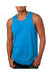 Next Level 3633 Mens Tank Top Turquoise Blue Front