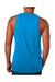 Next Level 3633 Mens Tank Top Turquoise Blue Back