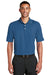 Nike 363807 Mens Dri-Fit Moisture Wicking Short Sleeve Polo Shirt Court Blue Front