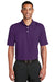 Nike 363807 Mens Dri-Fit Moisture Wicking Short Sleeve Polo Shirt Purple Front