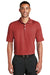 Nike 363807 Mens Dri-Fit Moisture Wicking Short Sleeve Polo Shirt Varsity Red Front