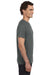 Bella + Canvas 3650 Mens Short Sleeve Crewneck T-Shirt Asphalt Grey Side