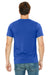 Bella + Canvas 3650 Mens Short Sleeve Crewneck T-Shirt Royal Blue Back