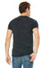 Bella + Canvas 3650 Mens Short Sleeve Crewneck T-Shirt Black Marble Back