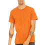 Bella + Canvas Mens Short Sleeve Crewneck T-Shirt - Neon Orange - Closeout
