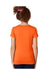 Next Level 3712 Youth Princess CVC Jersey Short Sleeve Crewneck T-Shirt Orange Back