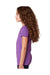 Next Level 3712 Youth Princess CVC Jersey Short Sleeve Crewneck T-Shirt Purple Berry Side