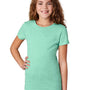 Next Level Youth Princess CVC Jersey Short Sleeve Crewneck T-Shirt - Mint Green