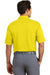 Nike 373749 Mens Dri-Fit Moisture Wicking Short Sleeve Polo Shirt Yellow Back