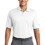 Nike Mens Dri-Fit Moisture Wicking Short Sleeve Polo Shirt - White - Closeout