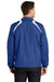 Sport-Tek JST75 Mens Water Resistant 1/4 Zip Wind Jacket Royal Blue Back