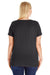 LAT 3807 Womens Premium Jersey Short Sleeve V-Neck T-Shirt Black Back