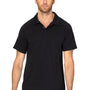 Threadfast Apparel Mens Impact Short Sleeve Polo Shirt - Black