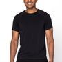 Threadfast Apparel Mens Impact Short Sleeve Crewneck T-Shirt - Black