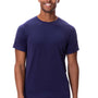 Threadfast Apparel Mens Impact Short Sleeve Crewneck T-Shirt - Navy Blue