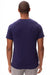 Threadfast Apparel 382R Mens Impact Short Sleeve Crewneck T-Shirt Navy Blue Back
