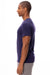 Threadfast Apparel 382R Mens Impact Short Sleeve Crewneck T-Shirt Navy Blue Side
