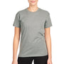 Next Level Womens Relaxed Short Sleeve Crewneck T-Shirt - Heather Grey