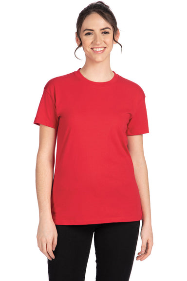 Next Level 3910NL Womens Relaxed Short Sleeve Crewneck T-Shirt Red Front