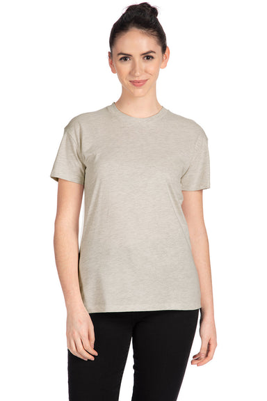 Next Level 3910NL Womens Relaxed Short Sleeve Crewneck T-Shirt Oatmeal Front