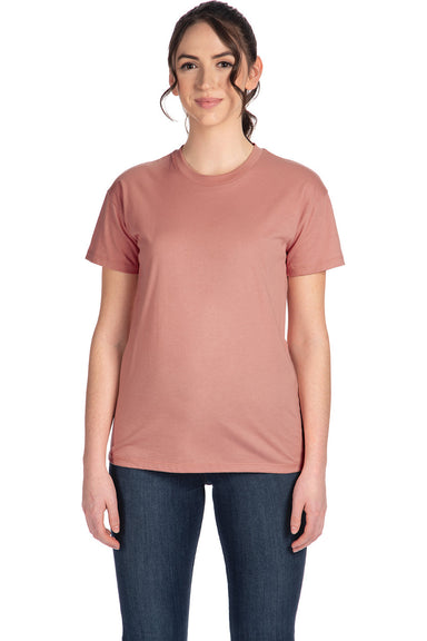 Next Level 3910NL Womens Relaxed Short Sleeve Crewneck T-Shirt Desert Pink Front